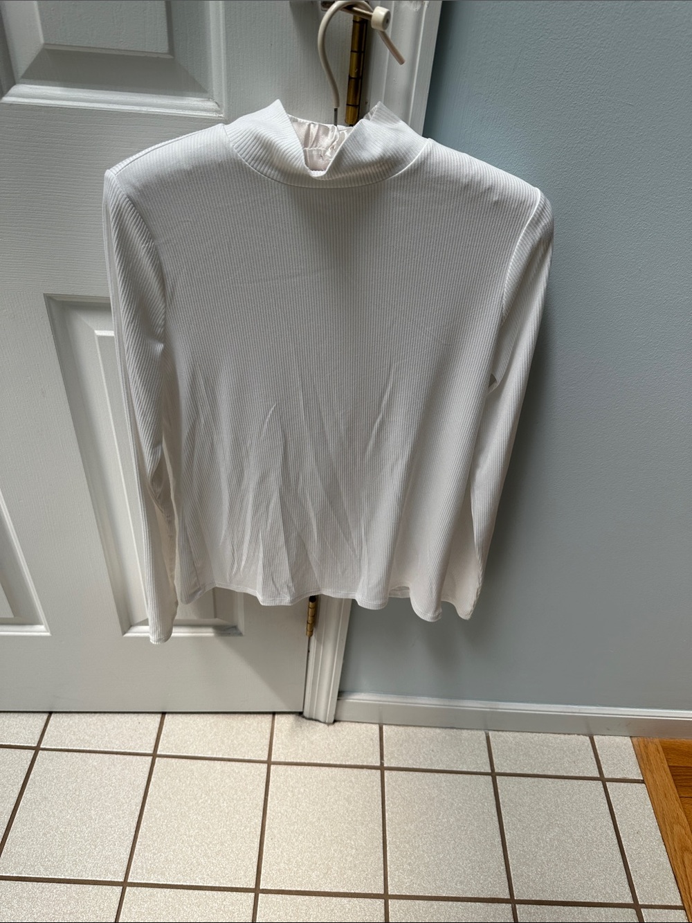 NOBO White Ribbed Women’s top - Picture 3 of 3